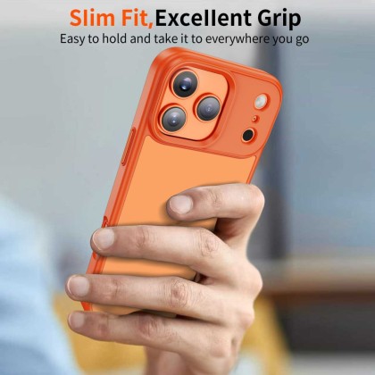 Твърд кейс за iPhone 17 Pro от Tech-Protect MagMat - Matte Cosmic Orange