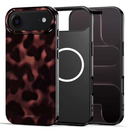 Твърд калъф с MagSafe пръстен за iPhone 17 Air от Tech-Protect Lamano - Panther