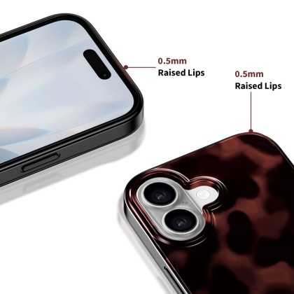 Твърд калъф с MagSafe пръстен за iPhone 16 от Tech-Protect Lamano - Panther
