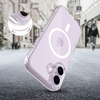 TECH-PROTECT MAGPEAK MAGSAFE CC IPHONE 17 CLEAR