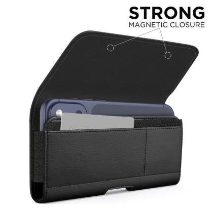 TECH-PROTECT SM80 UNIVERSAL PHONE HOLSTER POUCH 5.8-6.8 INCH BLACK