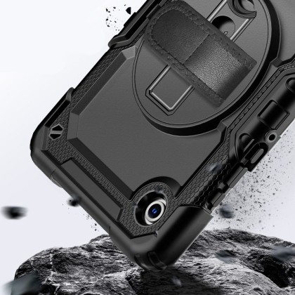 360 градусов калъф за таблет Samsung Galaxy Tab A9 / A11 8.7  от Tech-Protect Solid - Black