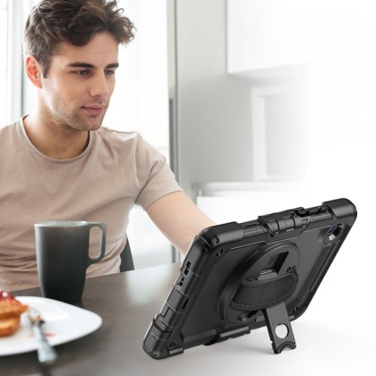 360 градусов калъф за таблет Samsung Galaxy Tab A9 / A11 8.7  от Tech-Protect Solid - Black