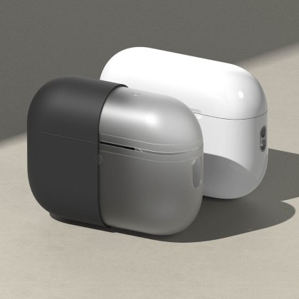Силиконов калъф за слушалки Apple AirPods Pro 3 от Ringke Silicone - Black