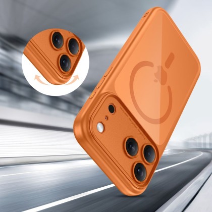 TECH-PROTECT MAGPEAK MAGSAFE CC IPHONE 17 PRO MAX COSMIC ORANGE/CLEAR