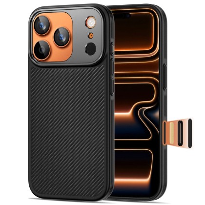 TECH-PROTECT KEVLAR ARAMID MAGSAFE IPHONE 17 PRO MAX BLACK