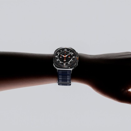 Найлонова каишка за Samsung Galaxy Watch Ultra 2024/2025 (47mm) от Spigen WBF0 - Navy