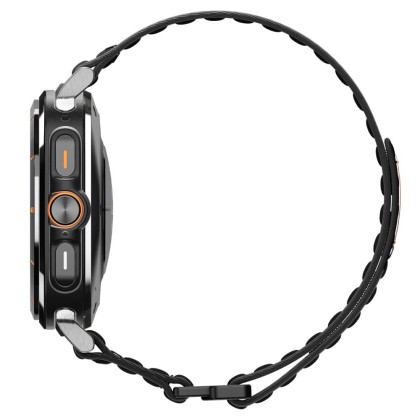 Найлонова каишка за Samsung Galaxy Watch Ultra 2024/2025 (47mm) от Spigen WBF0 - Black