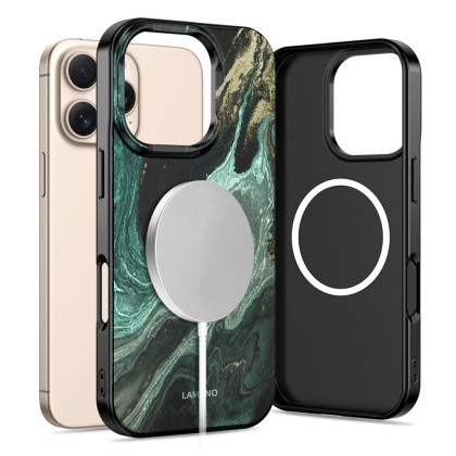 TECH-PROTECT LAMANO MAGSAFE IPHONE 16 PRO MAX VERDE AURA