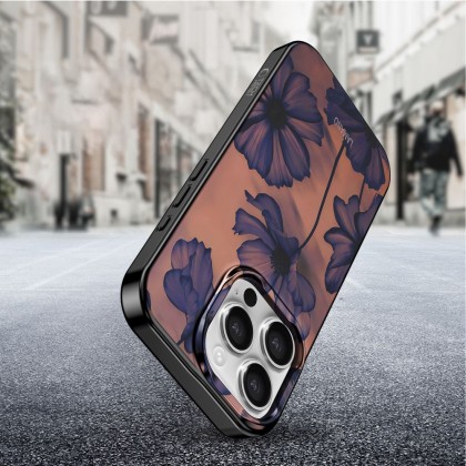 Твърд калъф с MagSafe пръстен за iPhone 16 Pro от Tech-Protect Lamano - Velvet Night