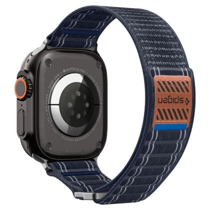 Найлонова каишка за Apple Watch 8 / 9 / 10 / 11 / SE / Ultra (44/45/46/49mm) от Spigen WBF0 - Navy