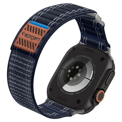 Найлонова каишка за Apple Watch 8 / 9 / 10 / 11 / SE / Ultra (44/45/46/49mm) от Spigen WBF0 - Navy