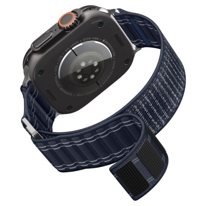 Найлонова каишка за Apple Watch 8 / 9 / 10 / 11 / SE / Ultra (44/45/46/49mm) от Spigen WBF0 - Navy