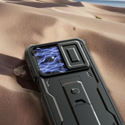 360 градусов калъф за Samsung Galaxy A17 4G / 5G от Tech-Protect Kevlar Cam+ - Черен