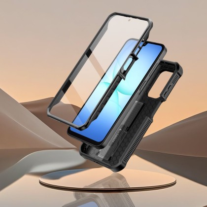 360 градусов калъф за Samsung Galaxy A17 4G / 5G от Tech-Protect Kevlar Cam+ - Черен
