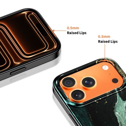 Твърд калъф с MagSafe пръстен за iPhone 17 Pro от Tech-Protect Lamano - Verde Aura