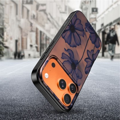 Твърд калъф с MagSafe пръстен за iPhone 17 Pro от Tech-Protect Lamano - Velvet Night