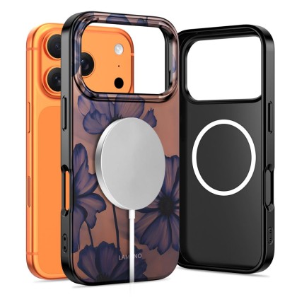 Твърд калъф с MagSafe пръстен за iPhone 17 Pro от Tech-Protect Lamano - Velvet Night