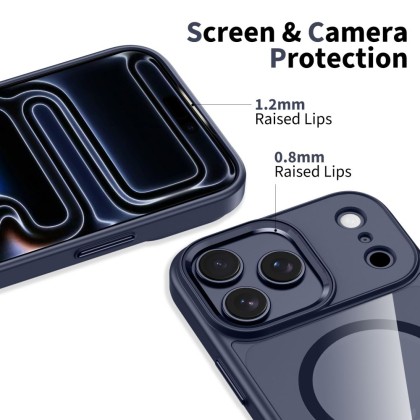 TECH-PROTECT MAGMAT MAGSAFE IPHONE 17 PRO MAX DEEP BLUE/CLEAR