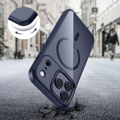TECH-PROTECT MAGMAT MAGSAFE IPHONE 17 PRO MAX DEEP BLUE/CLEAR