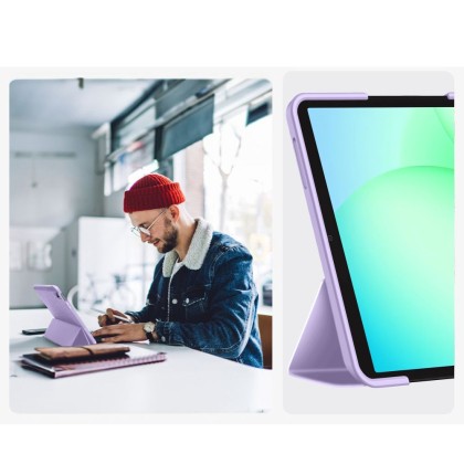 Калъф тип тефтер за Samsung Galaxy Tab A9 / A11 (8.7") от Tech-Protect SmartCase - Violet