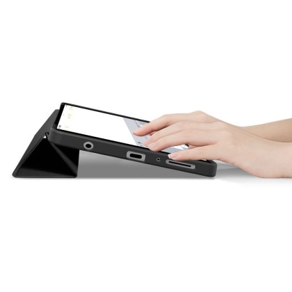 Калъф тип тефтер за Samsung Galaxy Tab A9 / A11 (8.7") от Tech-Protect SmartCase - Black