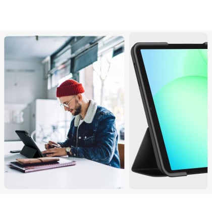 Калъф тип тефтер за Samsung Galaxy Tab A9 / A11 (8.7") от Tech-Protect SmartCase - Black
