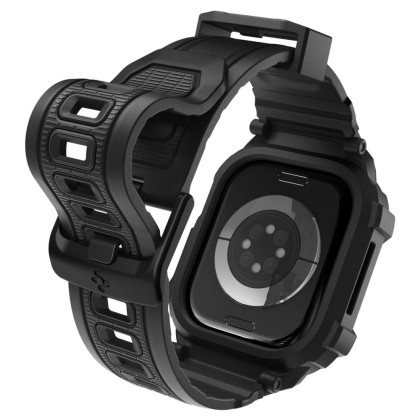 SPIGEN RUGGED ARMOR ”PRO” V2 APPLE WATCH 10 / 11 (42 MM) MATTE BLACK