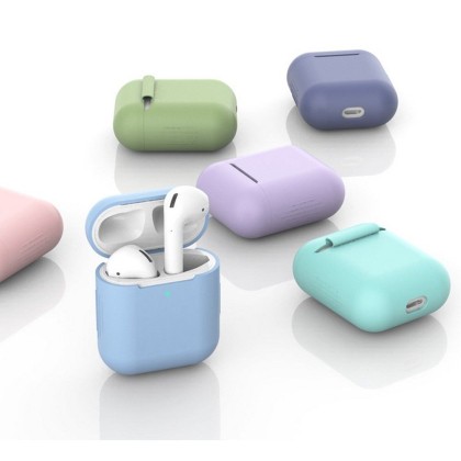 Силиконов калъф за Apple AirPods от Tech-Protect Icon - Black