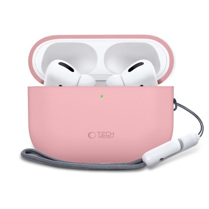 Силиконов кейс за Apple AirPods Pro 3 от Tech Protect Silicone - Dusty Pink
