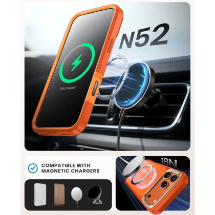 SUPCASE IBLSN ARES FLIP MAG MAGSAFE IPHONE 17 PRO MAX CORAL