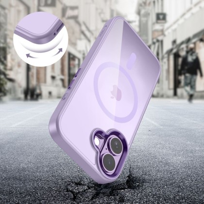 TECH-PROTECT MAGMAT MAGSAFE IPHONE 17 LAVENDER/CLEAR