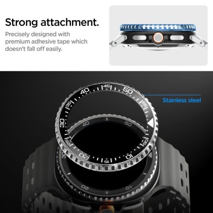 SPIGEN BEZEL TUNE PRO DIVER SAMSUNG GALAXY WATCH 8 CLASSIC (46 MM) BLACK