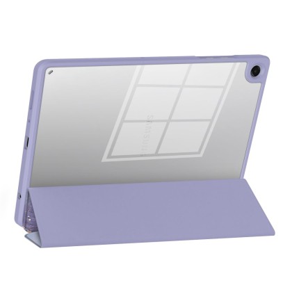 Хибриден калъф за Samsung Galaxy Tab A9+ / A11+ Plus 11.0 от Tech-Protect SC Pen Hybrid - Violet Marble