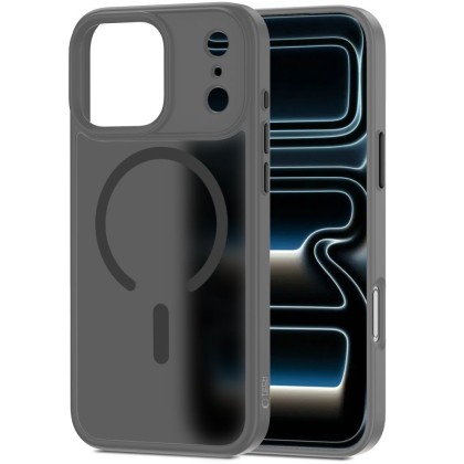 Твърд кейс с MagSafe пръстен за iPhone 17 Pro от Tech-Protect MagMat - Matte Crayon Grey