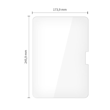 2 x Стъклен протектор за дисплей на iPad Pro 11" 5 / 6 / 2024-2025 от Tech-Protect Glass Fit+ - Clear