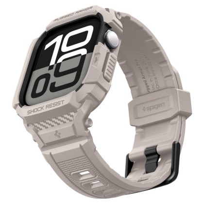 SPIGEN RUGGED ARMOR ”PRO” V2 APPLE WATCH 10 / 11 (42 MM) DUNE BEIGE