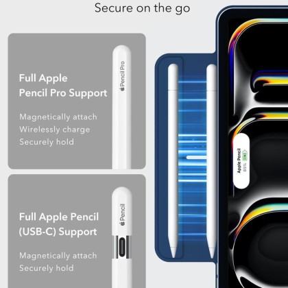ESR REBOUND MAGNETIC IPAD PRO 13” 7 / 8 / 2024-2025 NAVY BLUE