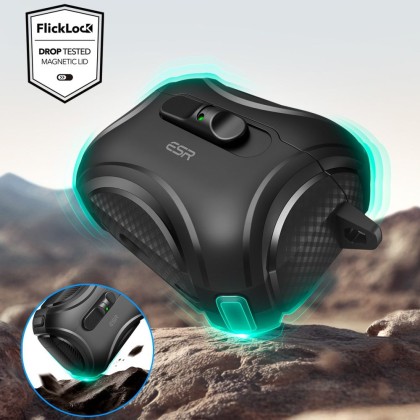 ESR CYBER FLICKLOCK HALOLOCK MAGSAFE APPLE AIRPODS PRO 3 BLACK