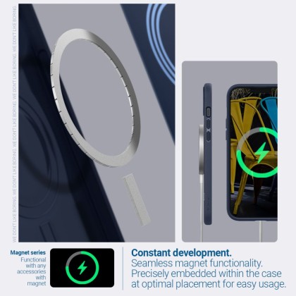 Удароустойчив кейс с MagSafe за iPhone 14 Plus от Caseology Parallax Mag MagSafe - Midnight Blue