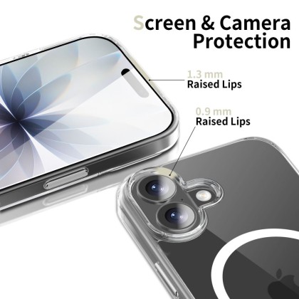 TECH-PROTECT FLEXAIR HYBRID CC MAGSAFE IPHONE 17 CLEAR