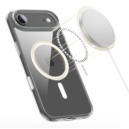 Хибриден кейс с MagSafe за iPhone Air от Tech-Protect Flexair Hybrid CC - Прозрачен
