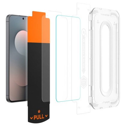SZKŁO HARTOWANE SPIGEN GLAS.TR ”EZ FIT PRO” 2-PACK GALAXY S25 FE CLEAR