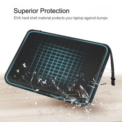 TECH-PROTECT HARDPOUCH LAPTOP 13-14 BLACK/ORANGE