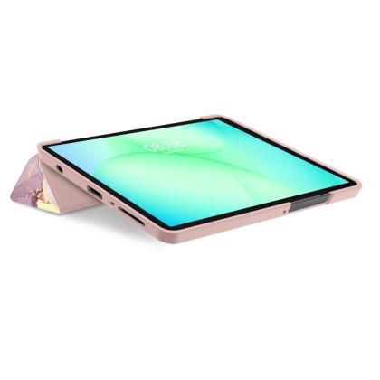 Силиконов тефтер за Samsung Galaxy Tab A9 / A11 8.7 от Tech-Protect SmartCase - Marble