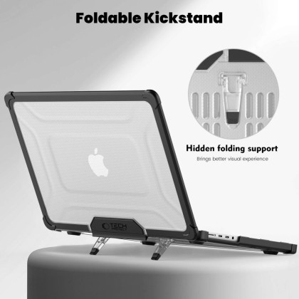 TECH-PROTECT SMARTSHELL PRO MACBOOK PRO 14 M1 / M2 / M3 / M4 / M5 2021-2025 BLACK/CLEAR