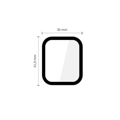 SZKŁO HYBRYDOWE TECH-PROTECT GLASS FLEX+ 2-PACK APPLE WATCH 4 / 5 / 6 / SE 1 / 2 / 3 (44MM) BLACK