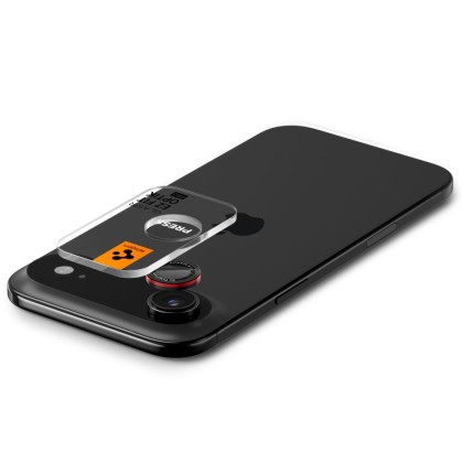OSŁONA APARATU SPIGEN OPTIK PRO L-SERIES GLAS.TR ”EZ FIT” CAMERA PROTECTOR 2-PACK IPHONE AIR BLACK/RED