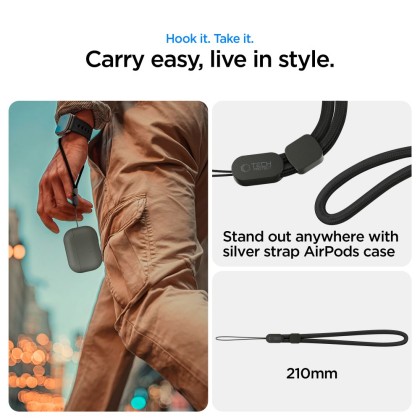 TECH-PROTECT NATURALFIT APPLE AIRPODS PRO 3 OLIVE GREEN