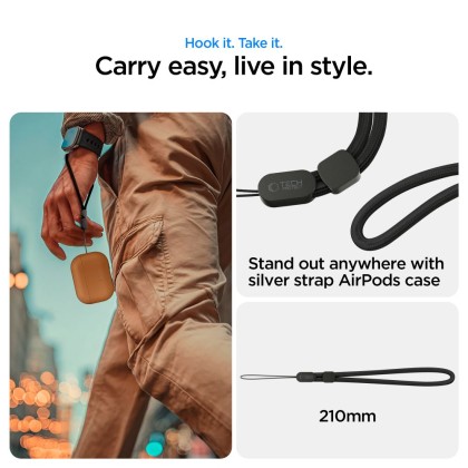 TECH-PROTECT NATURALFIT APPLE AIRPODS PRO 3 BROWN